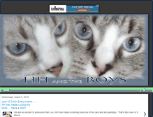 Tablet Screenshot of maxthequiltcat.com